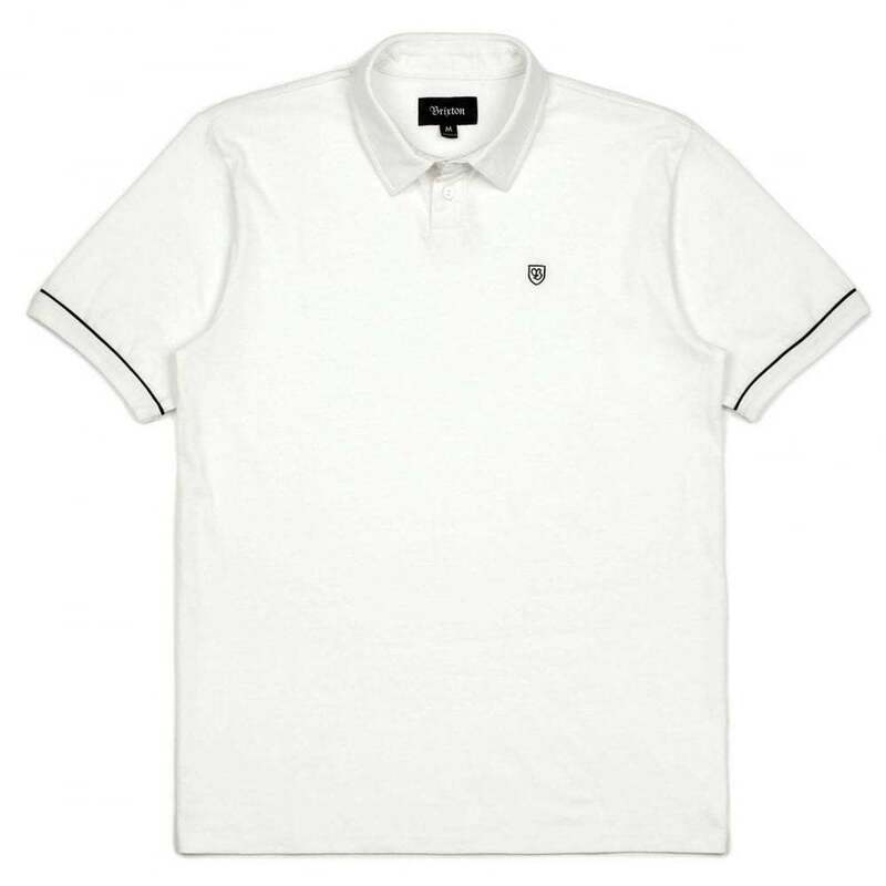 Brixton Carlos Polo Shirt White M ポロシャツ