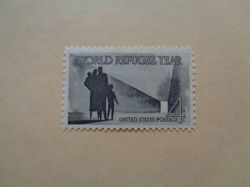 アメリカ切手　1960年　世界難民年　World Refugee Year　　4c