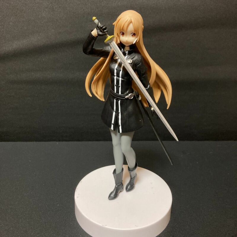 劇場版 ソードアート・オンライン オーディナル・スケール アスナ SQフィギュア 黒の剣士ver. SAO フィギュア グッズ 結城明日奈