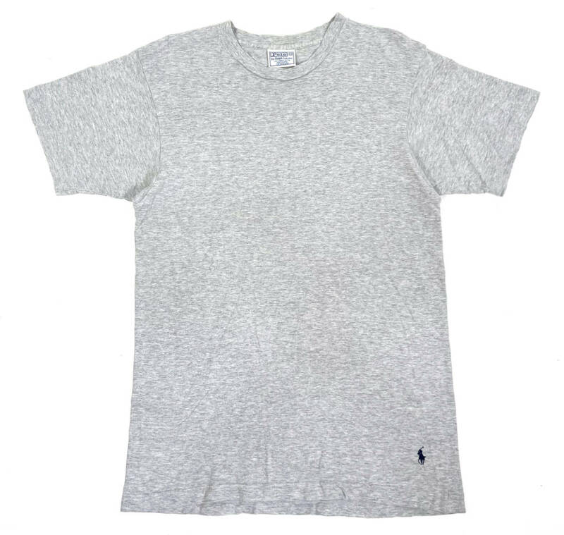 Polo Ralph Lauren ポロラルフローレン コットン半袖Tシャツ M グレー