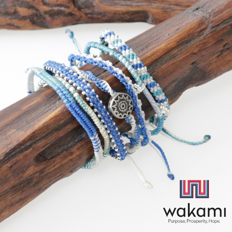 wakami ワカミ Earth Bracelet Mix ブレスレット 7本1セット メンズ レディース ユニセックス ハンドメイド プレゼント ギフト