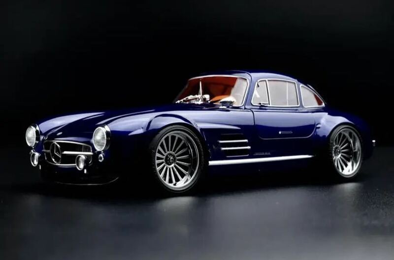 貴重1/24 タミヤ メルセデスベンツMercedes-Benz 300SL Restomod Fat Boy本体&トランスキットセット