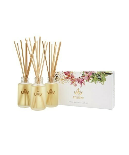 (公式)Reed Diffuser Gift Set リードディフューザー Malie Organics マリエオーガニクス ルームフレグランス プルメリア ピカケ コケエ