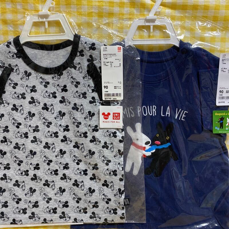 UNIQLO 半袖Tシャツ　ディズニーミッキー　Gaspard et Lira 90