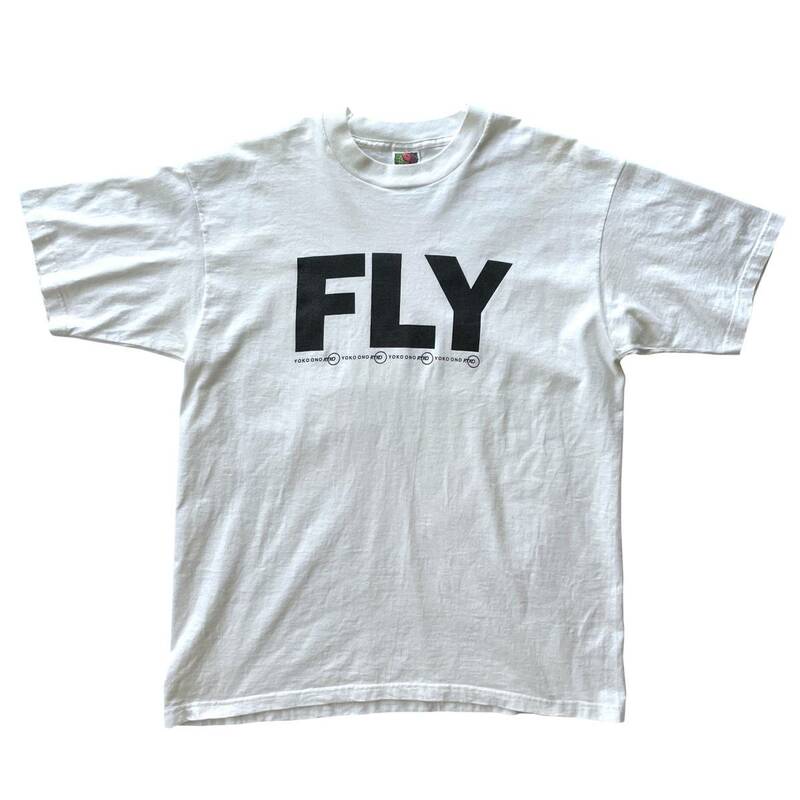 【Vintage】YOKO ONO Tシャツ FLY オノ・ヨーコ L