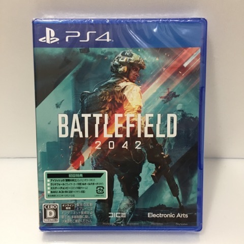 g137607 【未使用・未開封】PS4 BATTLEFIELD 2042 バトルフィールド プレステ4ソフト