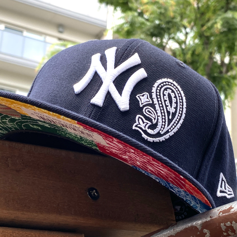 ラスト1 【7.1/4】 USA限定 NEWERA ニューエラ MLB ヤンキース NY Yankees ペイズリー Paisley クレイジーカラー 59FIFTY 米国正規品