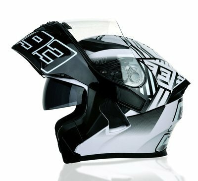 TZX299★新色出荷バイク ヘルメット フルフェイス ジェット ダブルシールド システム ヘルメット白色