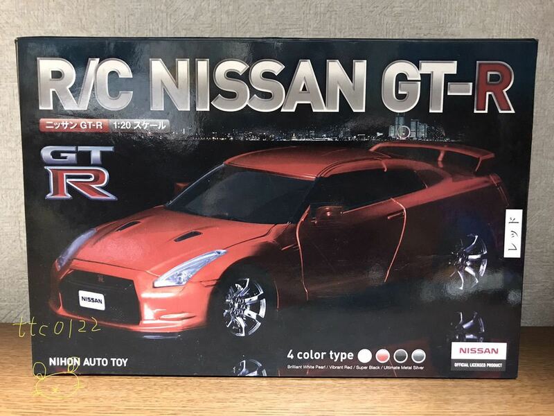 新品未使用 NISSAN(ニッサン) R/C ラジコン 1:20 スケール【スカイライン GT-R R35 レッド カラー】送料710円