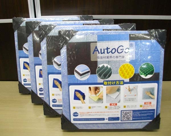 新品 AutoGo 吸音材 6枚入り×4個セット 吸音ボード 防音材 騒音対策 フェルトボード 壁と床兼用 吸音パネル 苫小牧西店