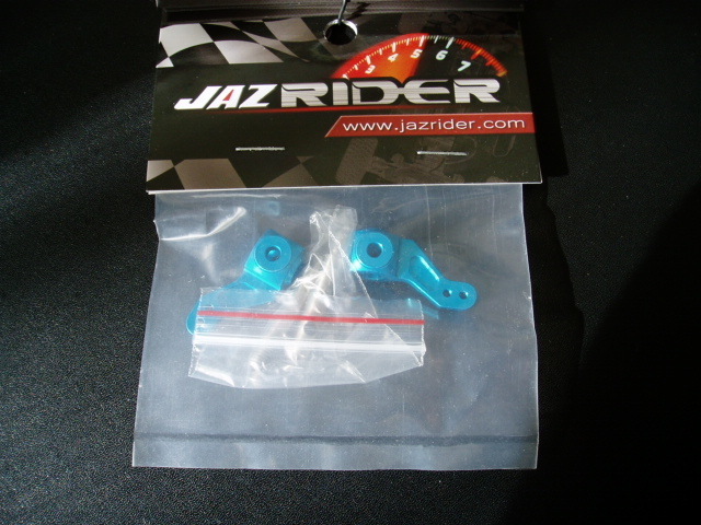 JAZRIDER 307　タミヤ　ホ－ネット　グラスホッパ－　ワイルドワン　Ｆ104　Ｆ103　用　アルミフロントアップライト　（2色から選択）