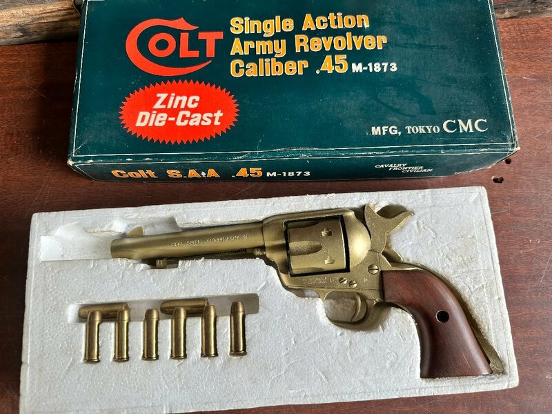 再塗装 TOKYO CMC CAVALRY Colt S.A.A .45 M-1873 モデルガン 銃口閉塞 発火済？