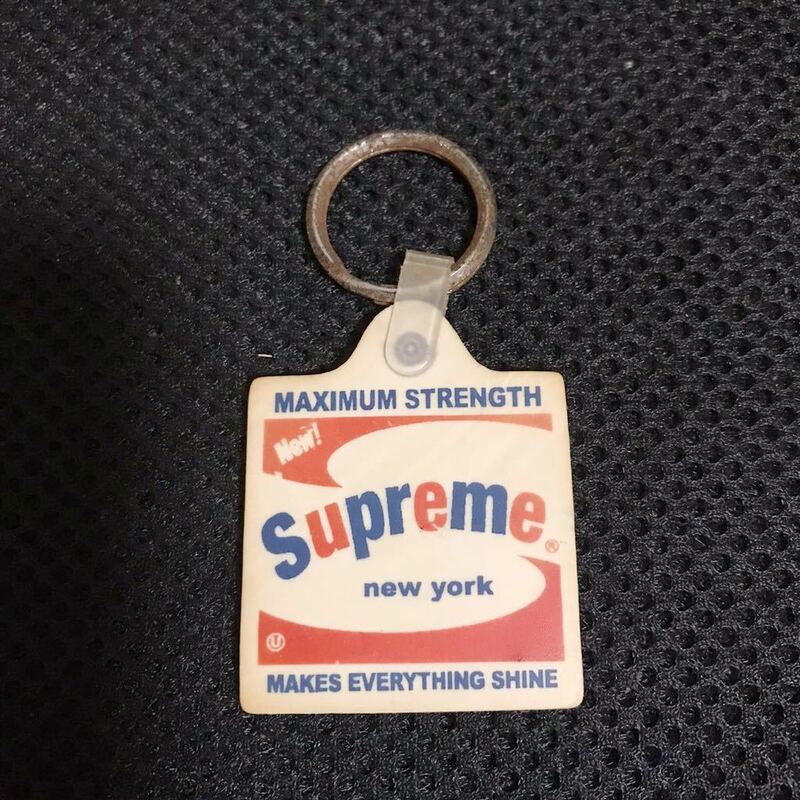  レア Supreme 初期 2001SS Brillo Keychain シュプリーム 01SS ブリロ キーホルダー キーリング アンディ・ウォーホル