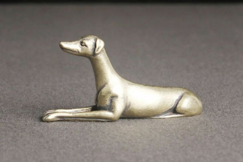 銅製 犬 インテリア オブジェ 置物 小物 アンティーク 装飾 ミニチュア 真鍮 ブロンズ 雑貨 犬 ドッグ dog イヌ 2777