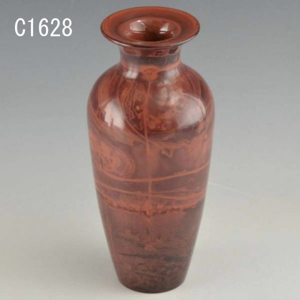 C01628 ガラス 花瓶：本物保証　送料無料
