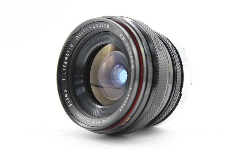 【返品保証】 シグマ Sigma FILTERMATIC MULTI-COATED 24mm F2.8 レンズ C8366