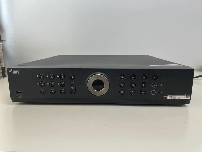 IDIS 16ch フルHDレコーダー TR-4316R-20 Full HD DVR フルHD画質監視カメラシステム　本体のみ中古 通電確認済み 動作未確認