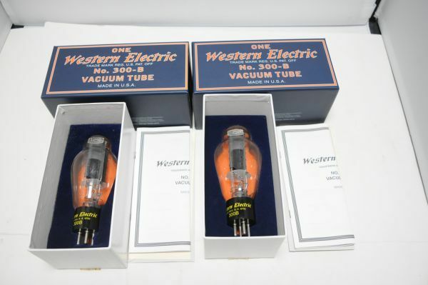 極美品 Western Electric 300B 真空管2本 S/N 9752 ウエスタンエレクトリック #854