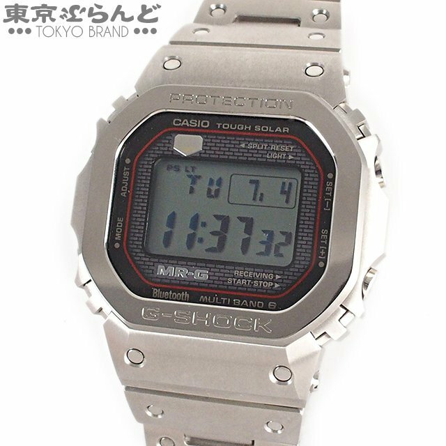 101673888 カシオ CASIO G-SHOCK MRG-B5000D-1JR シルバー チタン 腕時計 メンズ タフソーラー スマホリンク