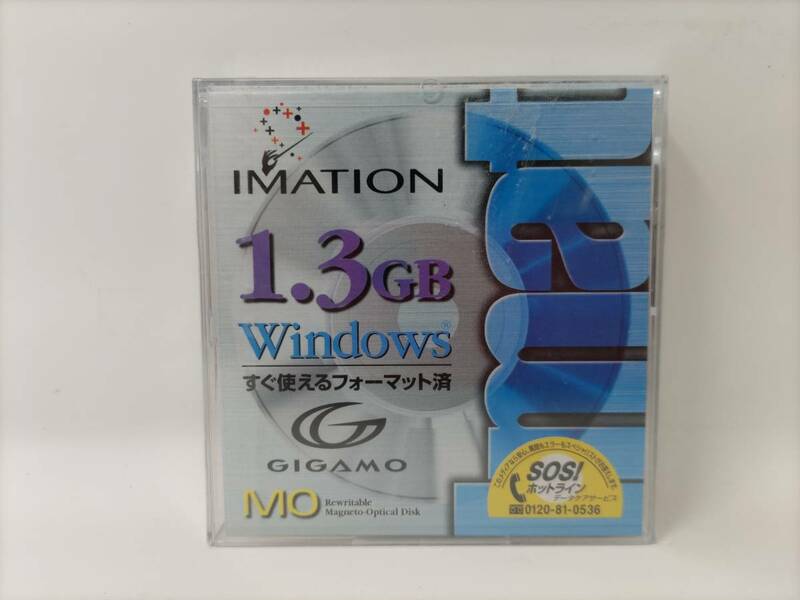 【送料無料】 Imation OD3-1300ADOS 3.5型MO 1.3GB GIGAMO Windows フォーマット済み メディア 1枚 複数枚数あり 在庫限り