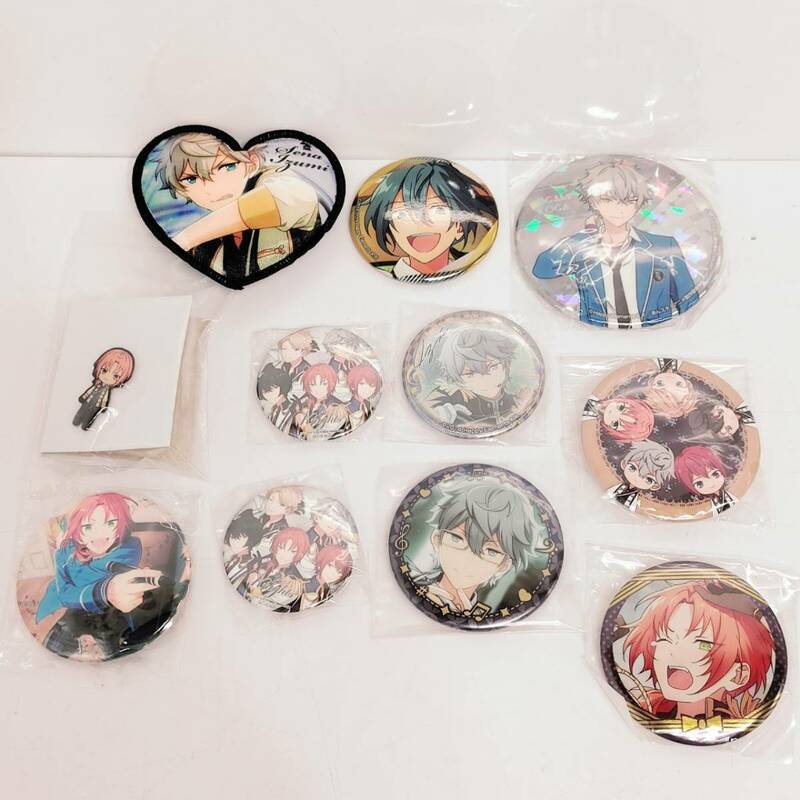 ●あんさんぶるスターズ knights 他 グッズ まとめ売り 缶バッチ Ensemble Stars あんスタ 朱桜司 月永レオ 瀬名泉 朔間凛月 鳴上嵐 N401