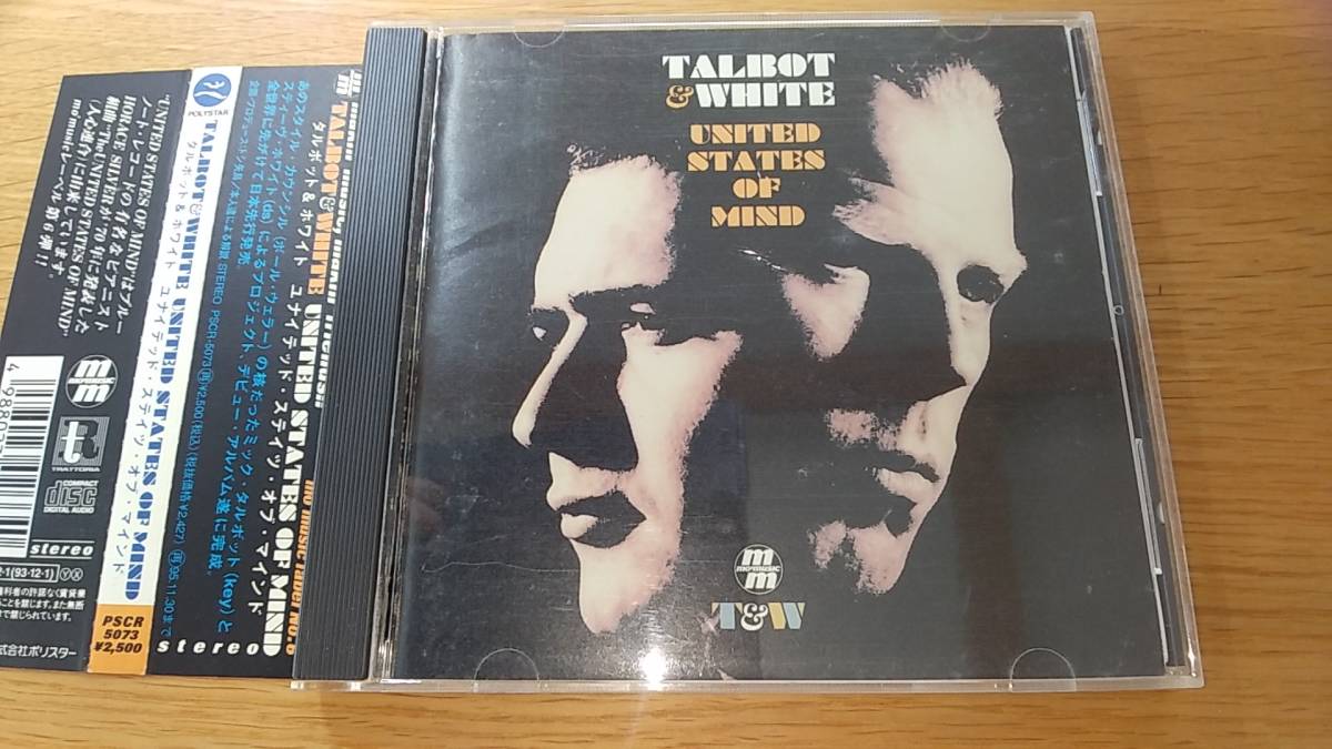 CD タルボット＆ホワイト　　ユナイテッド　ステイツ　オブ　マインド　中古品