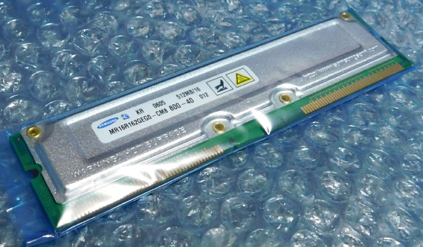 Samsung MR16R162GEG0-CM8 512MB (PC-800/RDRAM・RIMM/non-ECC) [管理:KL301]