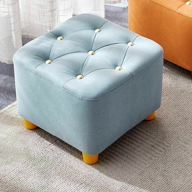 高級感 オットマン 北欧 家具 雑貨 ローチェア 椅子 インテリア スツール グリーン ブルー かわいい チェア 椅子 イス ベンチ かわいい