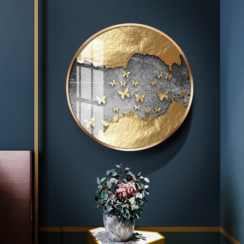 金箔調のラグジュアリーアートパネル おしゃれ かわいい インテリア 壁掛け 壁絵 アートボード リビングルーム ギフト ゴールド ブラック