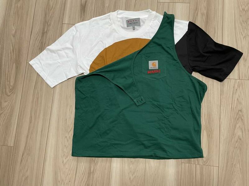MARNI　×　carhartt WIP　2023SS　レイヤードTシャツ