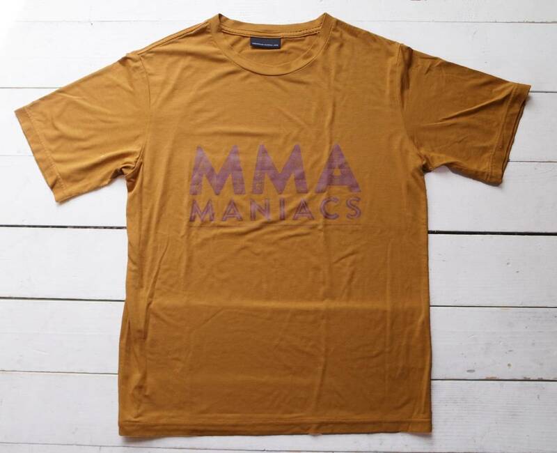 MOUNTAIN MARTIAL ARTS マウンテンマーシャルアーツ ロゴプリント Tシャツ S ライトブラウン系 日本製 カットソー