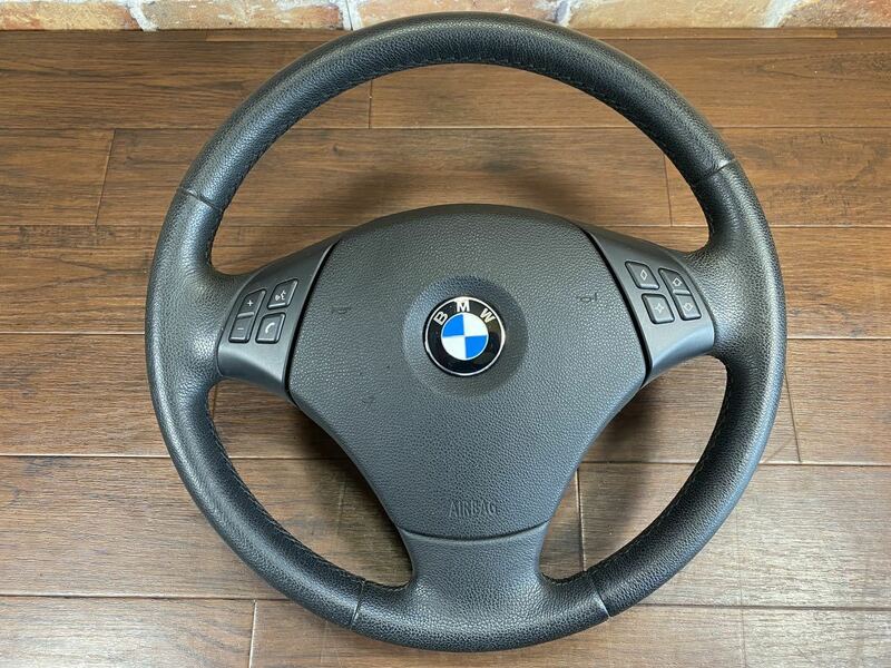 ♪♪BMW 純正ハンドル ステアリング エアバッグ 径375mm 美品 ♪♪