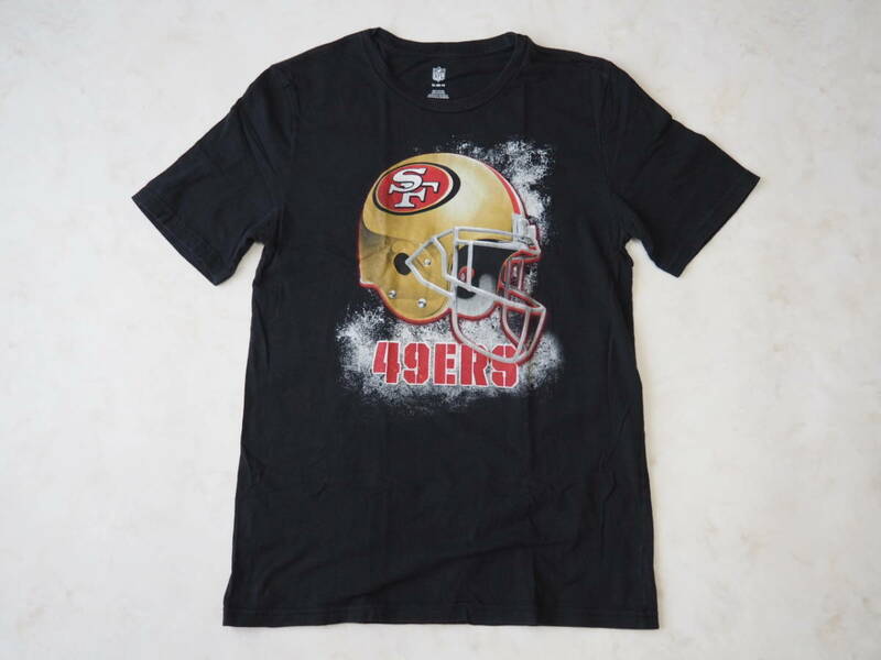 ☆送料無料☆ NFL USA直輸入 古着 半袖 SAN FRANCISCO 49ers サンフランシスコ・49ers Tシャツ キッズ XL ブラック トップス 中古 即決