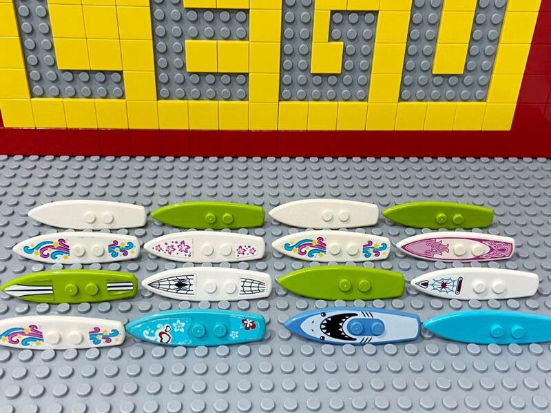 ☆サーフボード☆ レゴ　ミニフィグ用小物　大量20個　サーフィン　サーファー　板　( LEGO 海 ビーチ　B72514