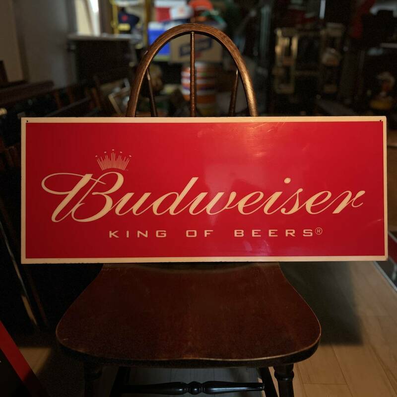 【サインボード】2010s Budweiser (バドワイザー) 看板 サイン King of beer
