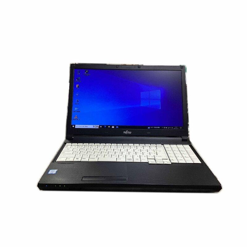 中古品 fujitsu A576/NX 第6世代 Core i3 6100U 2.3GHz 4GB HDD 500GB DVDマルチ搭載 Windows10Pro LIFEBOOK ノートパソコン I85