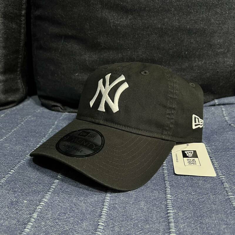 NEW ERA 9TWENTY Cap NY キャップ 帽子 ブラック13562183 ニューエラ ウォッシュドコットン ヤンキース メジャーリーグ ベースボール