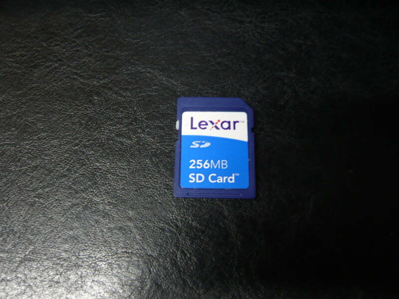 動作保証！Lexar ＳＤカード 256MB