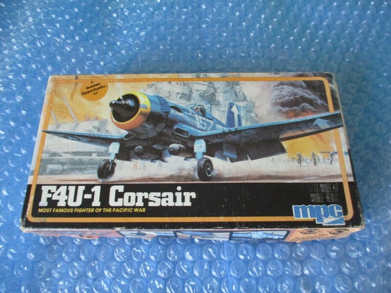 プラモデル mpc F4U-1 コルセア F4U-1 Corsair 未組み立て 昔のプラモ