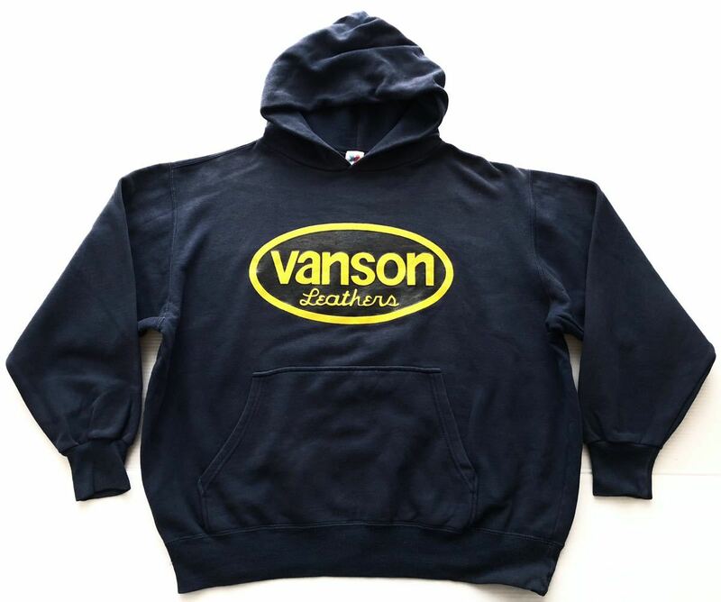 80s～90s VANSON USA製 パーカー ビッグロゴ フーディー　　スウェット HEADSHOP ATHLETIC アメリカ製 柳7046