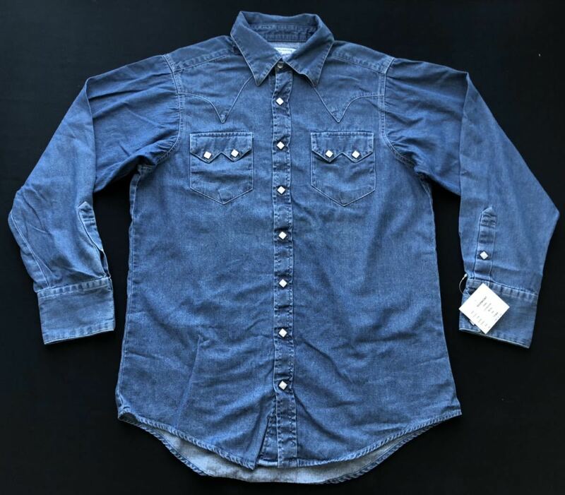 新品 USA製 ロックマウント デニムシャツ ウエスタンシャツ アメリカ製　　Rockmount DENIM L/S WESTERN MADE IN USA 新品定価割れ 柳6048