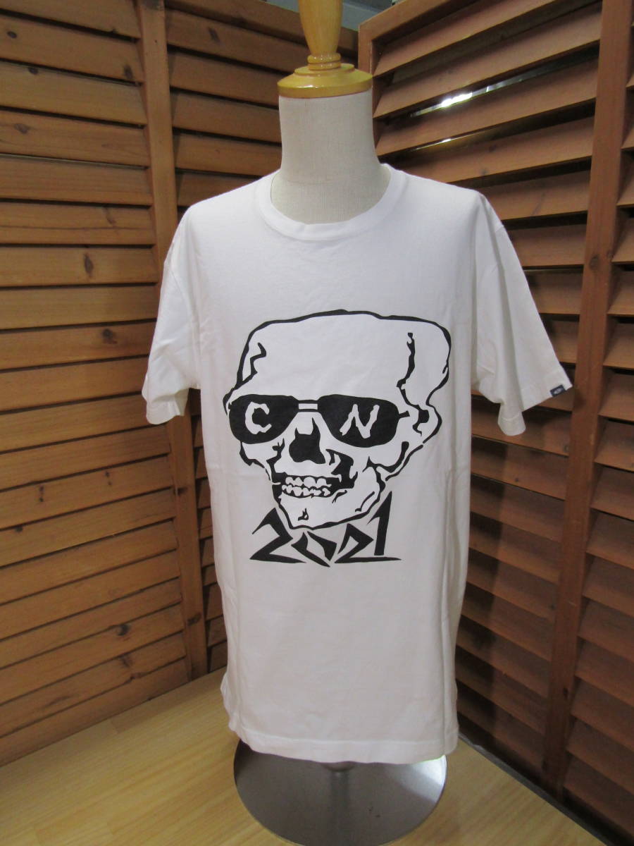 M3 476【CHALLENGER × NEIGHBORHOOD チャレンジャー ネイバーフッド】21AW CLG-TS-021-048 SKULL TEE 半袖 Tシャツ SIZE M