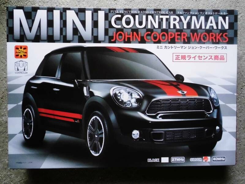 ●ラジコン★ミニ クーパー★ MINI COUNTRYMAN JOHN COOPER WORKS ☆未開封新品