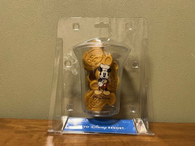 ミッキーマウス ワッフル クリップ 東京ディズニーランド パークフード シェフ 文房具 可愛い コレクター 未使用 キャラクター