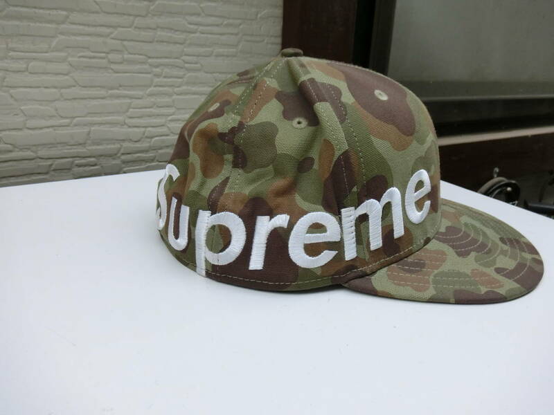 Supreme Camo Side Logo New Era Cap 08ss 2008年 サイドロゴ ニューエラ 初期 OLD 59.6ｃｍ