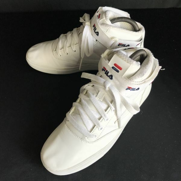 FILA/フィラ★ハイカットスニーカー【24.5/白/white】sneakers/Shoes/trainers◆G-102