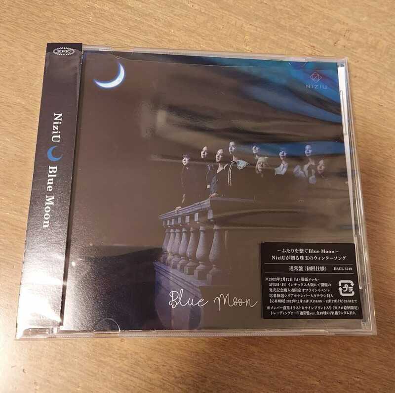 未再生 NiziU blue moon CD 通常盤 トレカなし シリアルなし