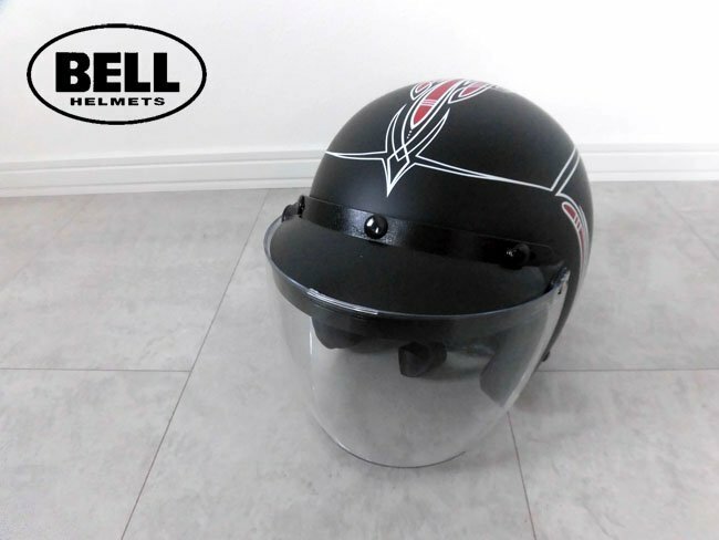 極美品 観賞用 BELL HELMETS ベル ヘルメット Skratchデザイン ヘルメット /スクラッチ インテリア フルフェイス XXL