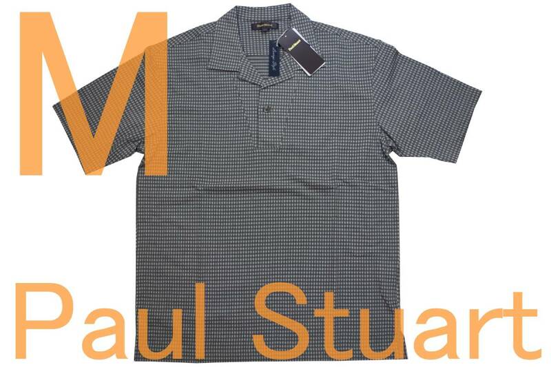 即決●ポールスチュアート PAUL STUART 男性用半袖シャツ（M）№416 新品