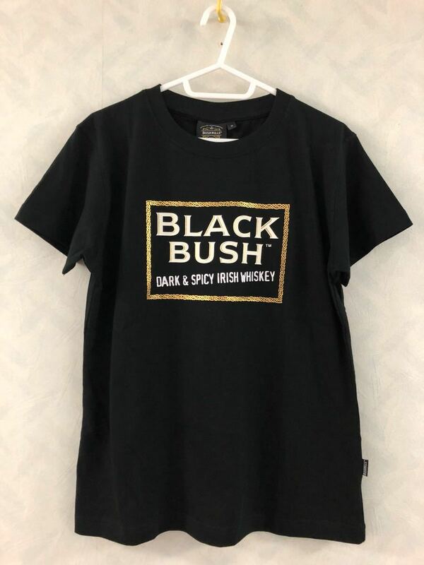 未使用品 BLACK BUSH Tシャツ サイズ14 IRISH WHISKEY BUSH MILLS ブラックブッシュ ブッシュミルズ ウイスキー 希少